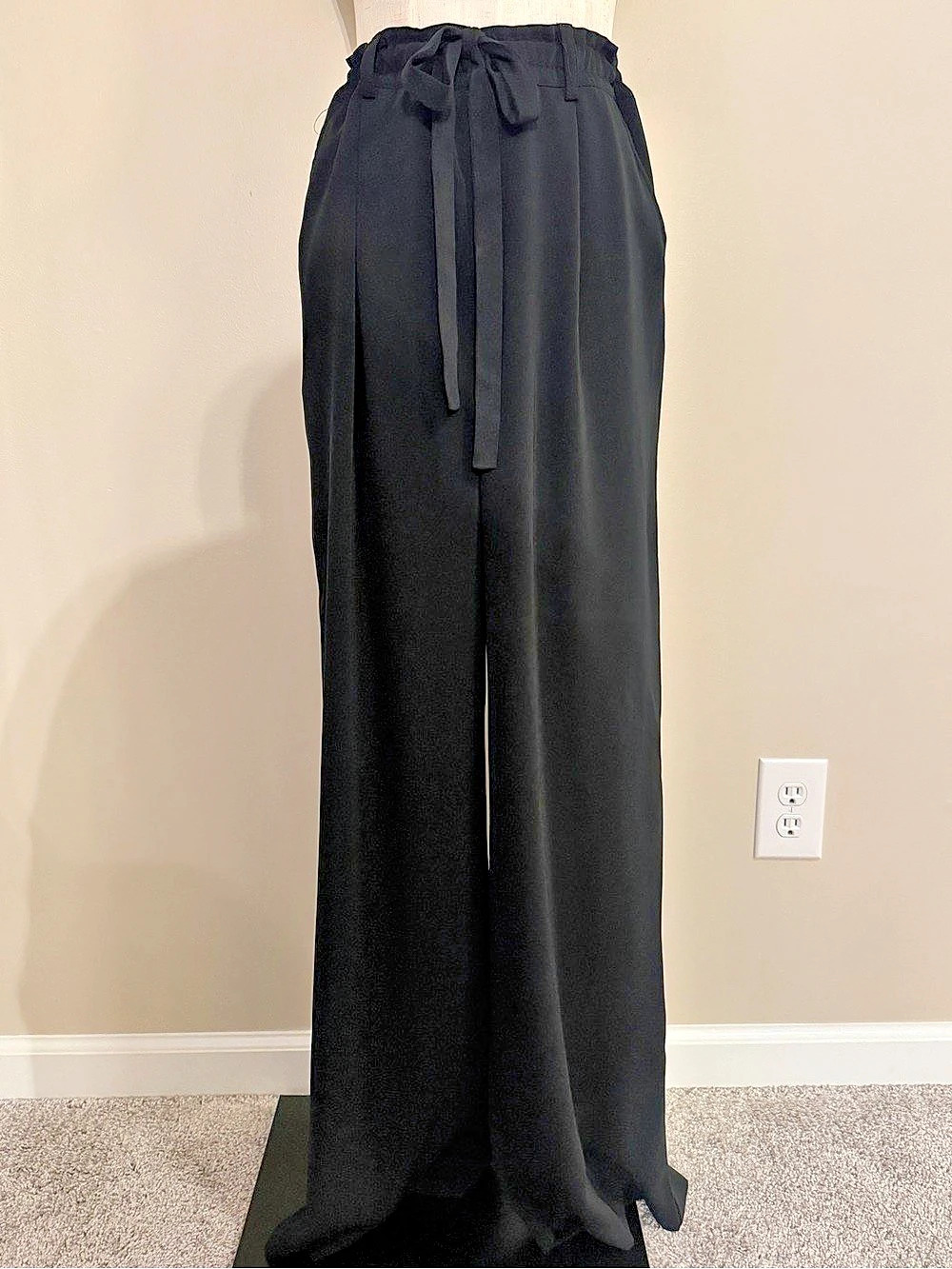 A New Day Flowy, Wide Leg Pants in Black